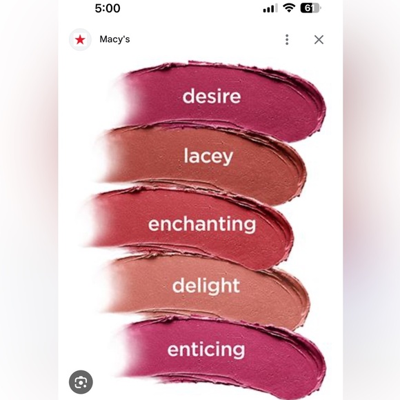 Tarte Lippie Lingerie Set of 6 New - Picture 7 of 7